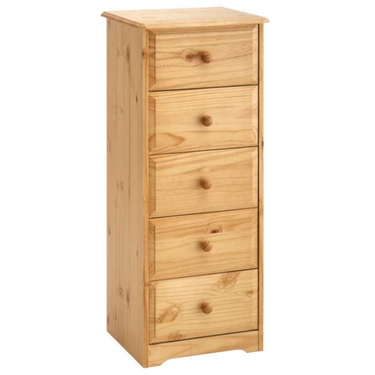5 drawer narrow chest