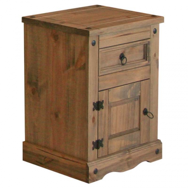 Corona 1 Drawer Bedside